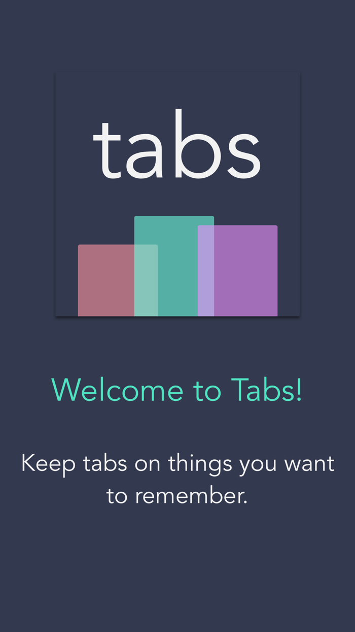 Tabs Track activities, events