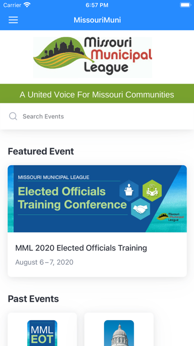 Missouri Municipal League screenshot 2