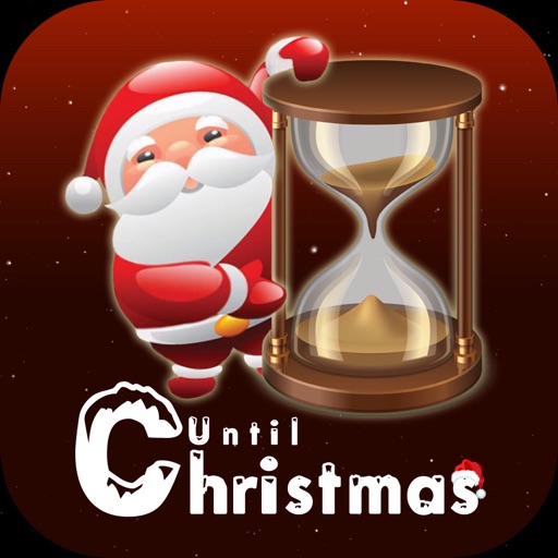 Santa is coming christmas countdown timer Vector Image