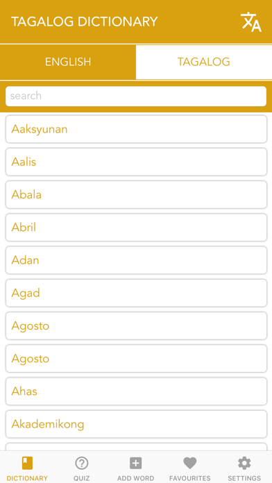 Tagalog Dictionary & Translate screenshot 2