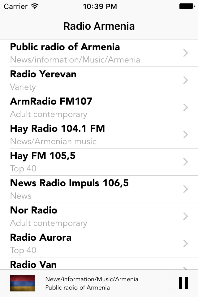 Armenian Radios Music News screenshot 3