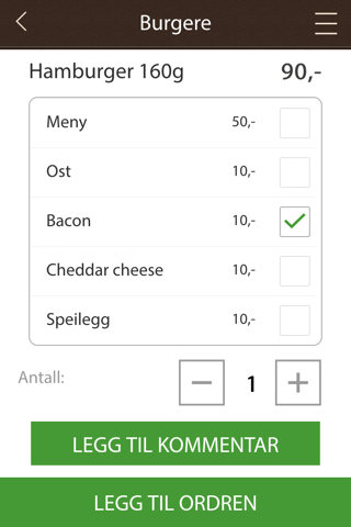 Hemsedal Burger screenshot 2