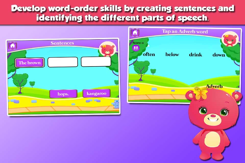 Bears 3rd Grade Learning Games screenshot 4