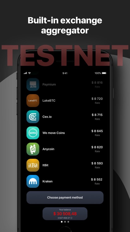 Billion Wallet TESTNET