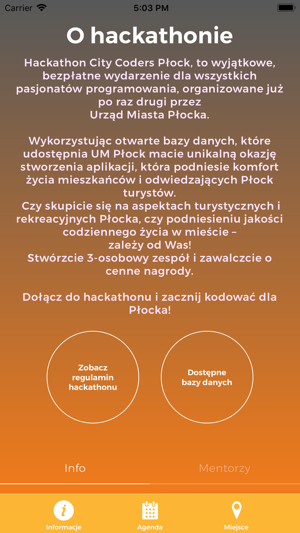 City Coders Hackathon Płock(圖2)-速報App