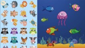Animals stickers book 2D kids Captura de tela 3