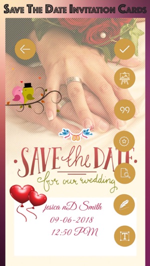 Save The Date Invitation Cards