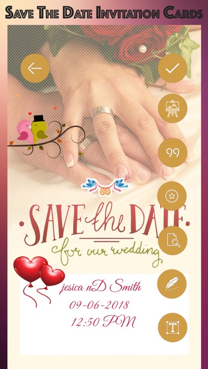 Save The Date Invitation Cards screenshot-0