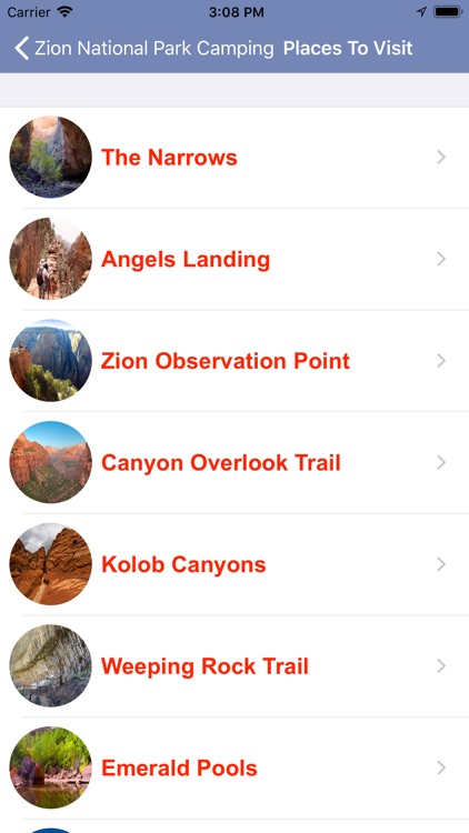 Zion National Park Camping