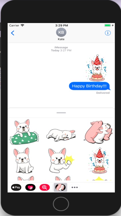 French Bulldog Stickers Ungdee