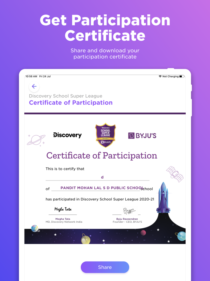 Discovery School Super League