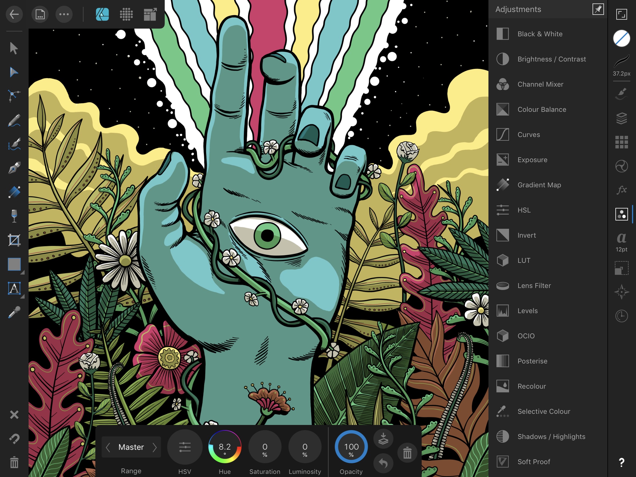 Screenshot do app Affinity Designer