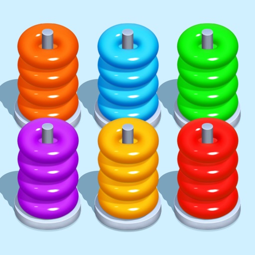 Color Hoop Stack - Sort ring iOS App