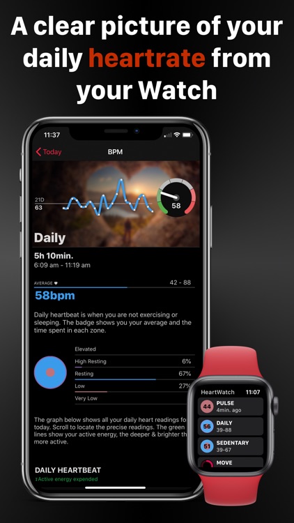 HeartWatch: Heart Rate Monitor screenshot-3
