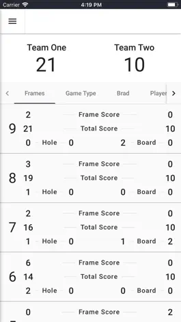 Game screenshot Cornhole Score Tracker apk