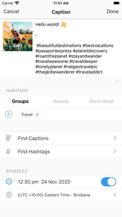 PREVIEW: Planner for Instagram screenshot-1