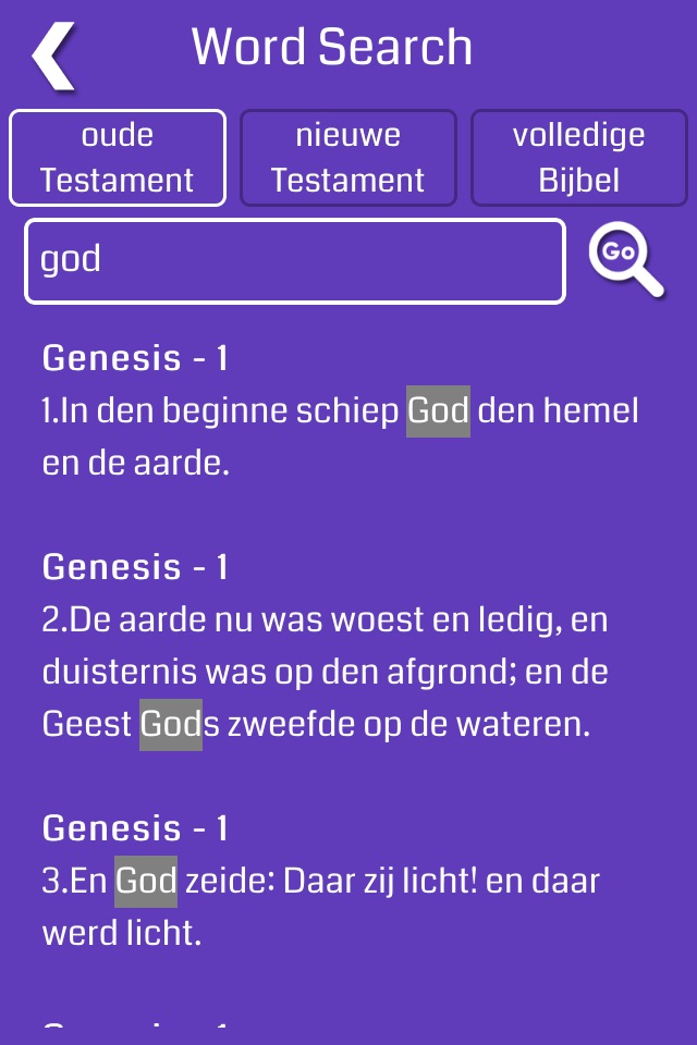 Bijbel offline screenshot 3