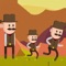 Cowboy Runner vs Zombie is a funny endless game, the cowboy should avoid coming object in his way, and should not collide with zombies otherwise he will turn into zombie himself and it's game-over