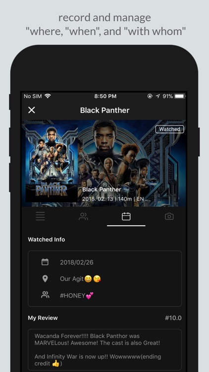 Lifelog Movies - Movie Diary