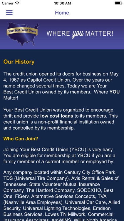 Your Best Credit Union