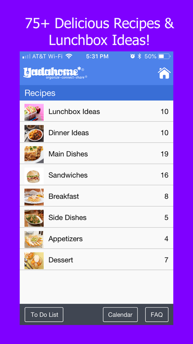 Organizer:To-Do+Cal+Grocery Lists+Alerts Screenshot 5
