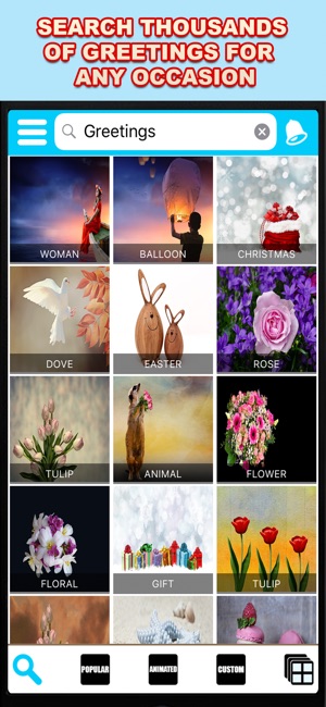 Greeting Cards App - Unlimited