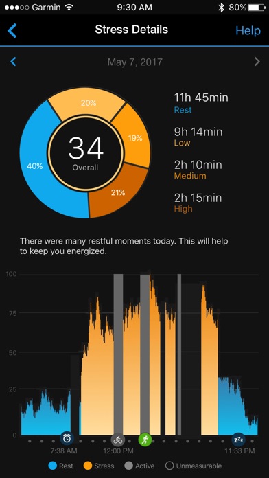 Garmin Connect™のスクリーンショット6 Garmin Connect™のスクリーンショット6