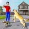 Adopt virtual dog with mother simulator in family pet game & keep away from cat