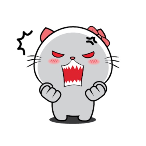 Funny Kitty Cutie Stickers icon