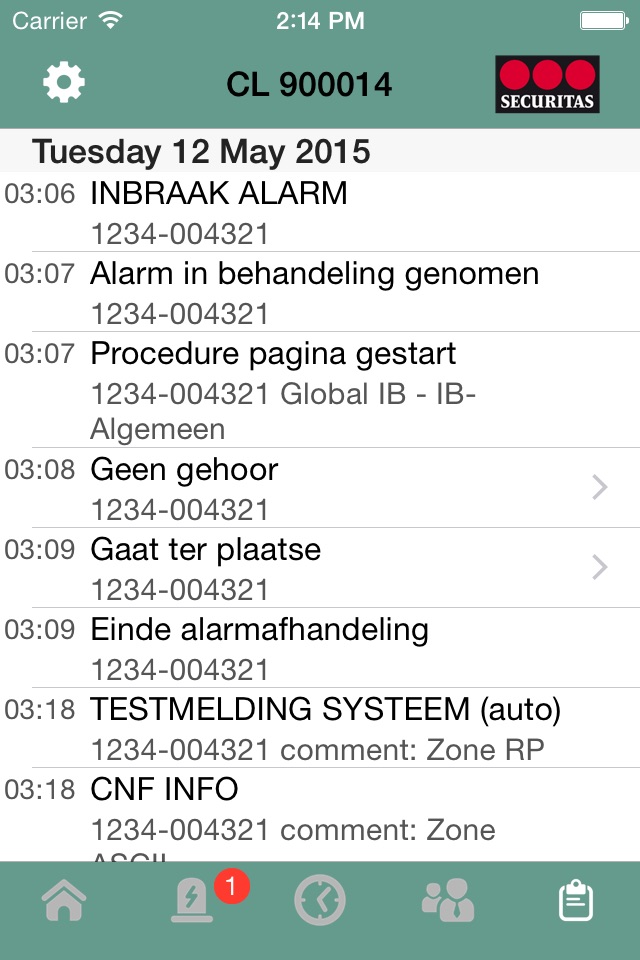 Securitas Alarm screenshot 3