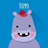 Happy Hippo Stickers