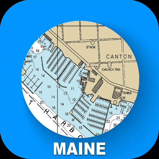 Maine USA Nautical Charts By Bavikadi Venkatesh