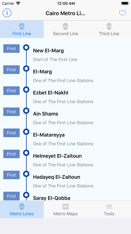 Egypt Cairo Metro Maps