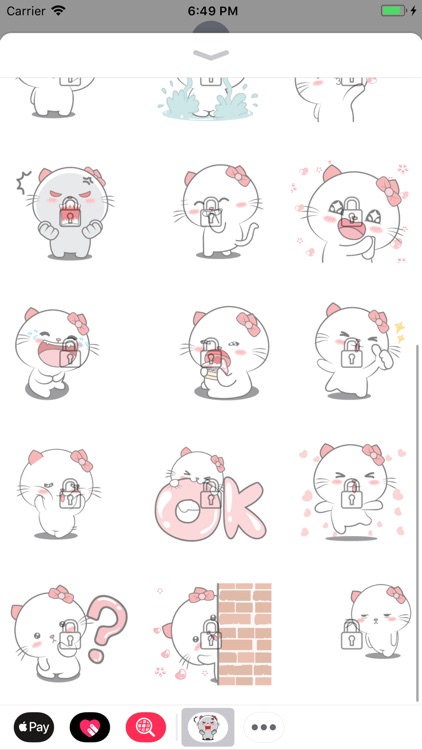 Funny Kitty Cutie Stickers