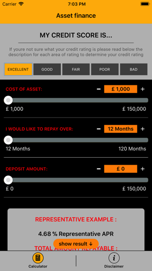 Asset Finance Calculator(圖2)-速報App