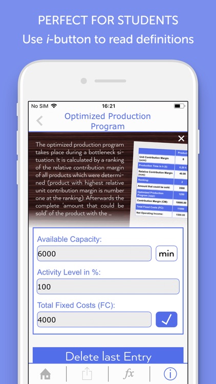 Cost Accounting Calculator screenshot-4