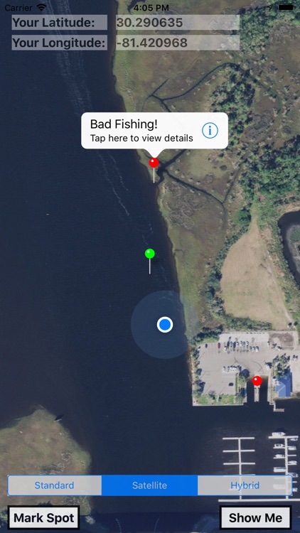 Fishing Map and Track