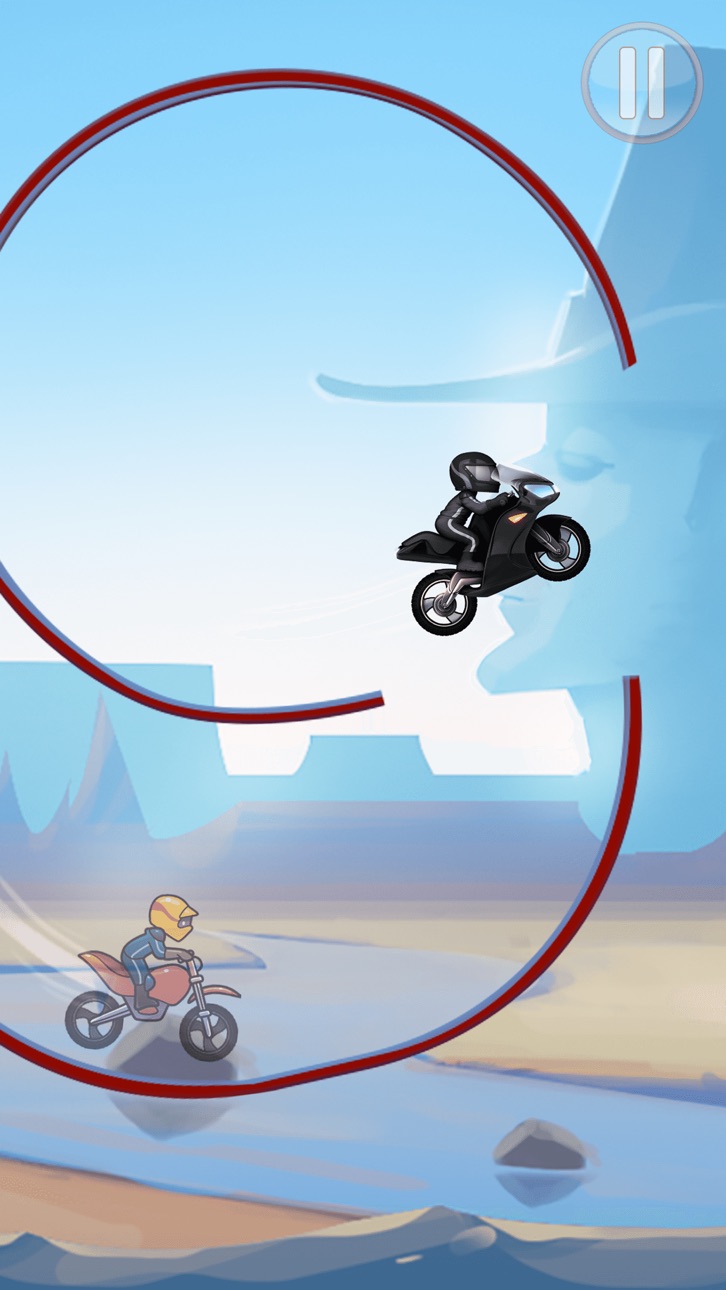 Bike Race: Free Style Games iOS Mod IPA screenshot 3 - iOS game interface