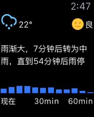 彩云天气-为您预报几点几分下雨截图