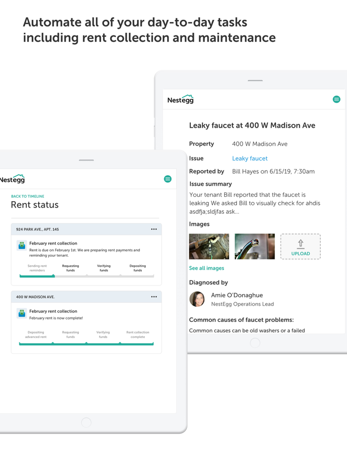 NestEgg Rental Management App