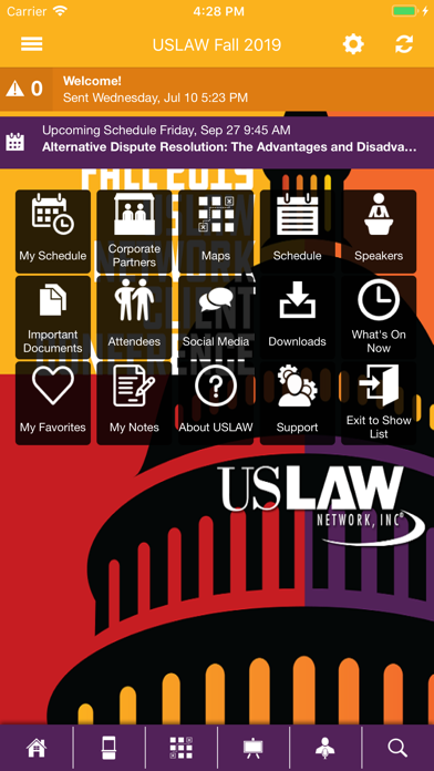 USLAW Events screenshot 2