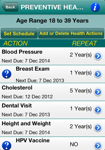 Your LifeLong Health screenshot 2