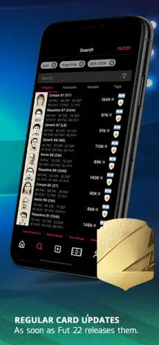 Screenshot 6 FUT 22 Card & Builder - Futnet iphone
