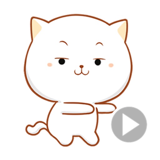 Big Face Cat Animated Stickers icon