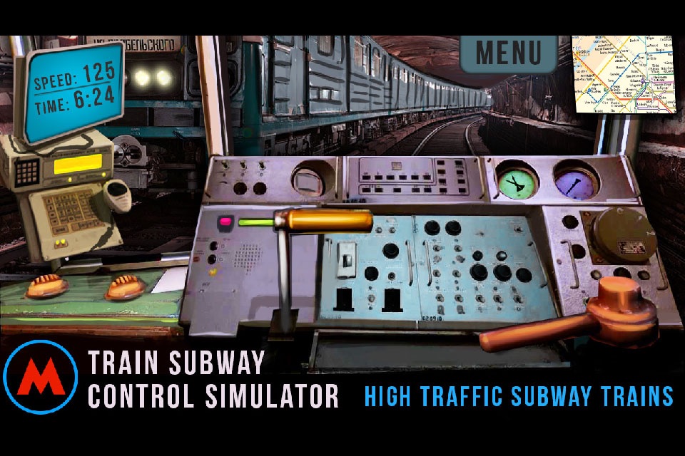 Train Subway 3D Driving Sim screenshot 2