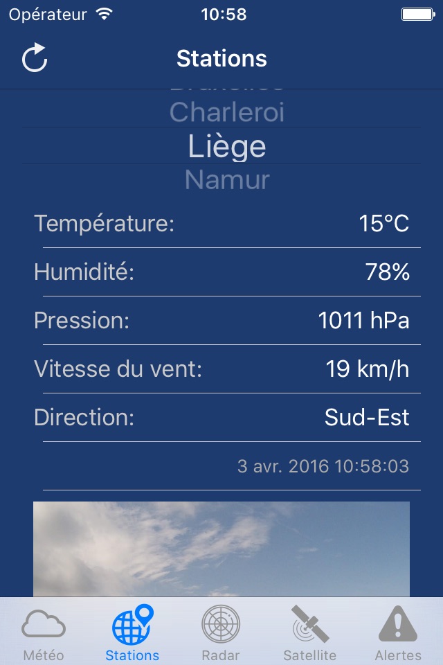 Météo Belgique screenshot 3