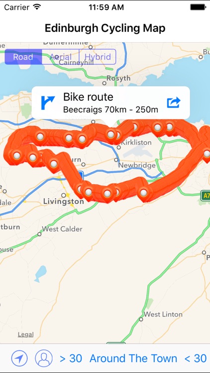 Edinburgh Cycling Map