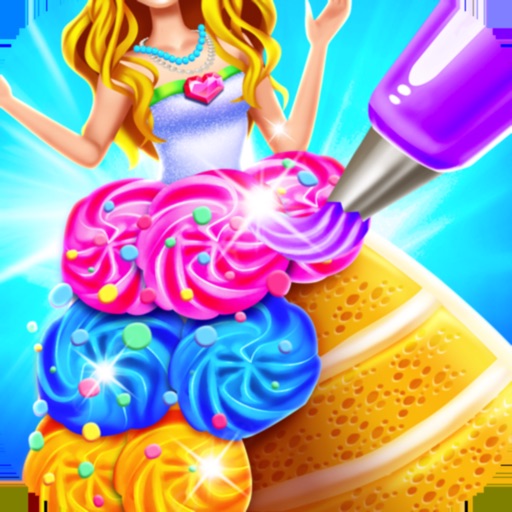 Rainbow Princess Cake Maker iOS App