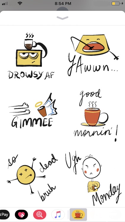 Coffee Mood Stickers