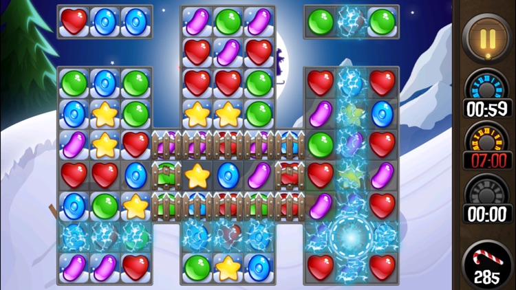 Candy Jewel Christmas Match 3 screenshot-3